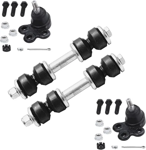 Miniatura 146 de Detroit Axle – Kit de suspensión delantera para Hyundai 2013-2018 Santa Fe 2 enlaces de barra de estabilizador 4 varillas de amarre interiores