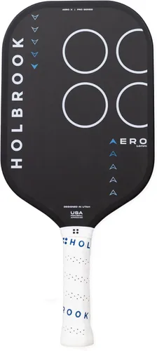 Miniatura 13 de Holbrook Paleta de pickleball sin bordes de la serie Aero: Aprobado por USAPA, superficie de fibra de carbono, núcleo de polipropileno de espuma