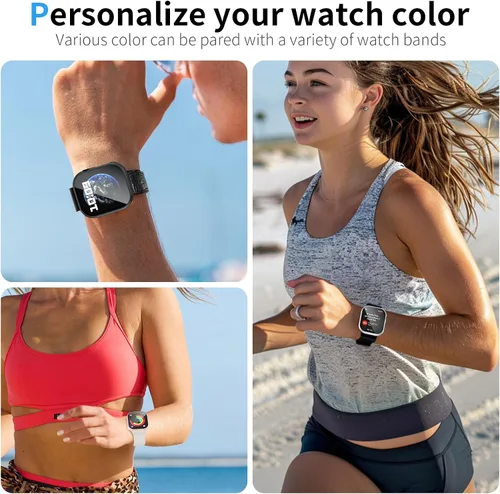 Miniatura 6 de WISKII - Juego de 2 fundas compatibles con Apple Watch SE3 Series SE/6/5/4 de 40 mm con protector de pantalla, funda ultradelgada de policarbonato