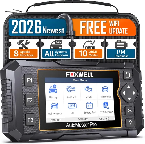 Miniatura 10 de FOXWELL NT614 Elite OBD2 escáner para mecánica de bricolaje, actualización de NT604, herramienta de diagnóstico de 4 sistemas con 5 reajustes