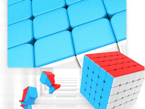 Miniatura 2 de Cubo mágico MoYu MeiLong de 5 x 5 pulgadas, sin calcomanías, 5 x 5 x 5