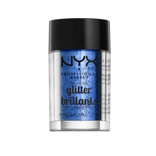 NYX PROFESSIONAL MAKEUP Purpurina facial y corporal, azul