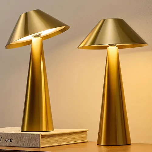Miniatura 10 de Bojim Lámpara de mesa inalámbrica recargable, luces LED de mesa inalámbricas, funciona con pilas, táctil para 3 colores regulables, impermeable IP54