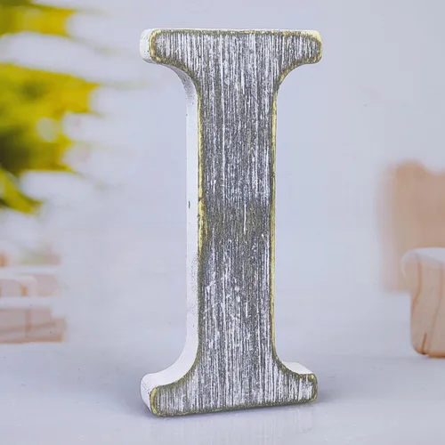 Miniatura 17 de Letras de madera de 8 pulgadas, letras de madera rústica sin terminar para decoración de pared, letras decorativas en pie, cortes de letras, letrero