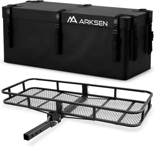 Miniatura 18 de Canasta de carga plegable de ARKSEN, receptor de enganche de 2", 60" de ancho