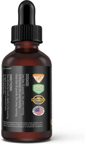 Miniatura 6 de RestoraPet PM Formula Aceite orgánico de bienestar para perros y gatos 600 mg gotas líquidas antiinflamatorias que promueven el alivio del dolor