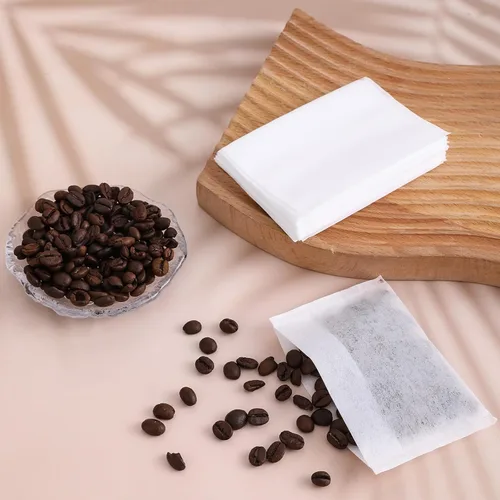 Miniatura 7 de 100 bolsas de té desechables para té de hojas sueltas, bolsas de filtro de té, bolsas de té sueltas vacías, bolsas de especias para cocinar de 2.75