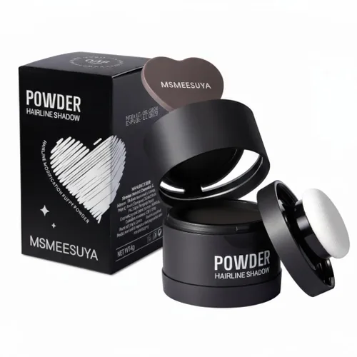 Miniatura 11 de Polvo de línea capilar al instante, rellena polvo fino o de retoque de raíz, adelgazamiento del cabello al instante más grueso para retoque