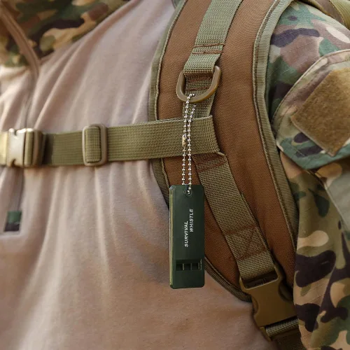 Miniatura 6 de 15 silbatos de emergencia, silbato de seguridad para exteriores, camping, senderismo, canotaje, caza, pesca, mochilero, kayak, rescate para niños
