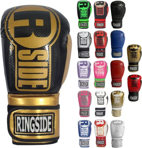 Miniatura 15 de Ringside Apex - Guantes de boxeo IMF-Tech con soporte seguro para la muñeca, guantes de boxeo sintéticos para hombres y mujeres