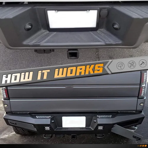 Miniatura 3 de HERCOO - Lámparas para placa de matrícula con lente y carcasa negra compatibles con F150 F250 F350 F450 F550 Super Duty Bronco Excursion Expedition