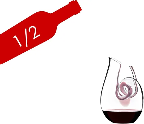 Miniatura 2 de Riedel Curly Mini Pink Cyrstaline - Decantador de 24 onzas