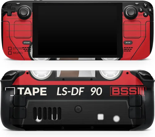 Miniatura 16 de Design Skinz - Compatible con Steam Deck - Calcomanía protectora de vinilo extraíble resistente a los arañazos - Patrón de piel de serpiente roja V3