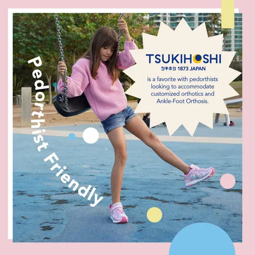 Miniatura 4 de TSUKIHOSHI - Zapatillas de coral y rosa para niños, diseño de arcoíris