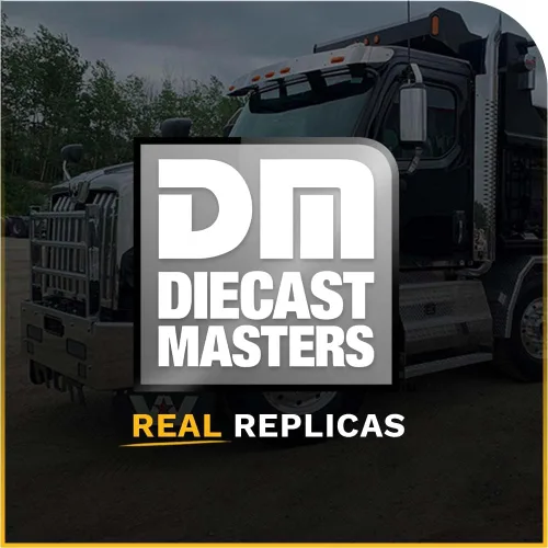 Miniatura 8 de 1:50 Western Star Tándem con eje empujador y carrocerías buey vertedero de estampida – Capó de apertura, motor diesel Detroit, puertas de apertura