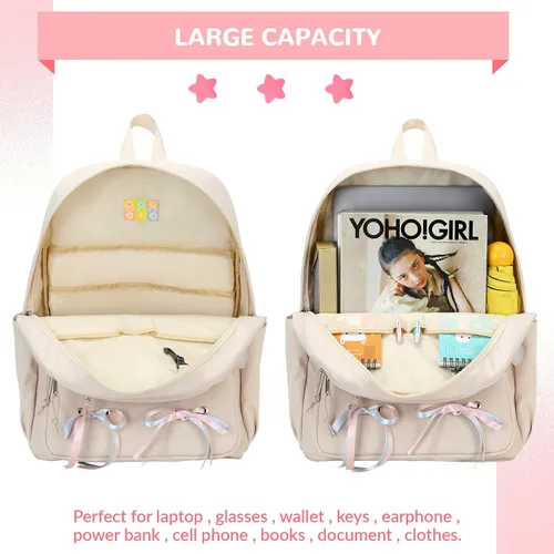 Miniatura 4 de Mochila de viaje casual para adolescentes y niñas