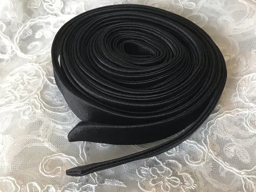 Miniatura 6 de Cinta de satén de 140 pulgadas para corsé de boda, correas con cordones en la espalda, cinta con cordones para reemplazo de cremallera trasera