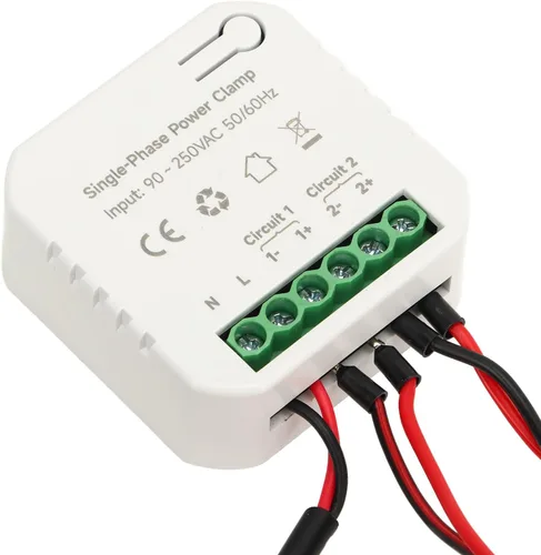 Miniatura 7 de Monitor de energía inteligente 2x120A CT Abrazaderas Sensores Medidor de potencia monofásico para Tuya Monitoreo en tiempo real Seguimiento de uso