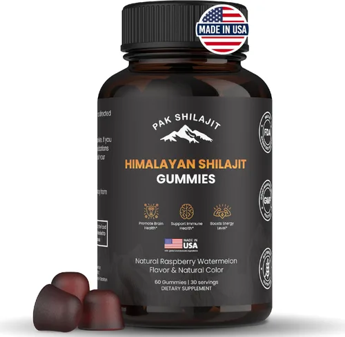 Miniatura 10 de Cápsulas Shilajit del Himalaya curadas naturalmente por el sol de 120 días Grado dorado superior a 18,000 pies Orgánico Más de 85 minerales