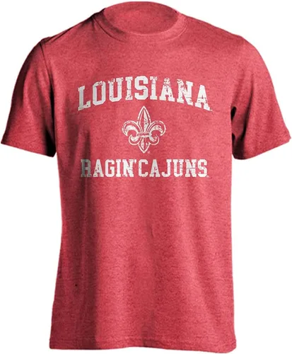 Miniatura 145 de Sport Your Gear NCAA Camiseta de manga corta retro con licencia oficial de aspecto desgastado para el día del juego, camiseta de espíritu deportivo