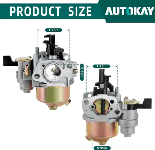 Miniatura 5 de AUTOKAY 13624001 Carburador Carb Assy para TrailMaster MID XRS XRX 168cc 196cc 5.5 6.5 HP MOTORS Go Kart Buggy LCT CMXX 136CC Motor de gasolina