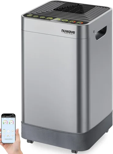 Miniatura 11 de Nuwave OxyPure - Purificadores de aire ultra limpios para habitaciones extra grandes, oficina, sistema de filtración de 5 etapas con 4 filtros HEPA
