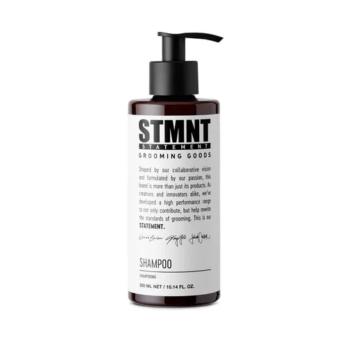 STMNT Champú para productos de aseo | SLS/SLES sin sulfatos | Carbón activado y mentol | Elimina la acumulación | Sensación más completa del cabello