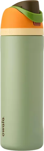 Miniatura 56 de Owala FreeSip - Botella de agua aislada de acero inoxidable con popote, botella de agua deportiva sin BPA, ideal para viajes, 32 onzas, verde putting