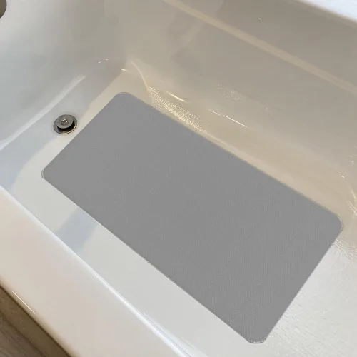 Miniatura 4 de Kahuna Grip™ Alfombrilla antideslizante para baño y ducha - Gris (14x27)