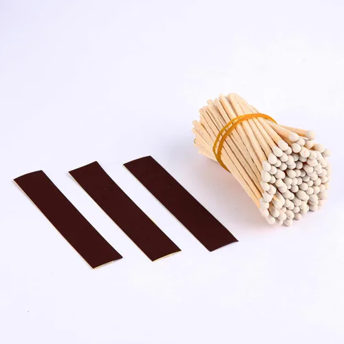 Miniatura 3 de 150 fósforos decorativos blancos de 3 pulgadas, fósforos largos de madera para decoración del hogar, regalos, accesorios y eventos, fósforos largos