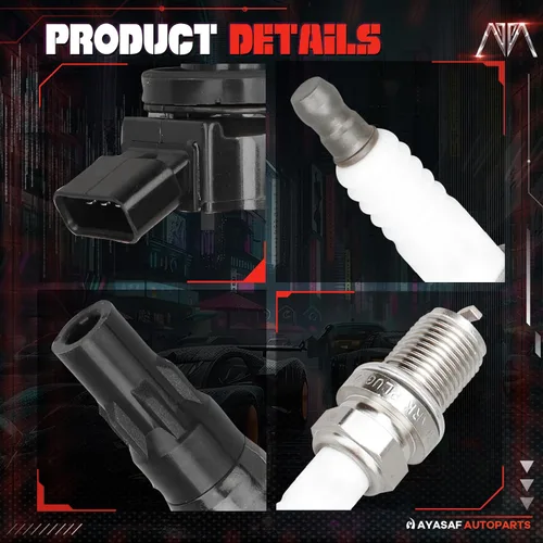 Miniatura 2 de Kit de bujía iridio y bobina de encendido UF506, 6 pares, compatible con Toyota 05-06 Camry/04-06 Sienna/04-08 Solara, para Nissan 2007 Titan