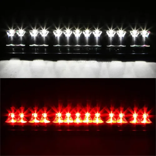 Miniatura 2 de DNA MOTORING 3BL-TTU00-LED-BK Luz de freno de montaje alto LED con carcasa negra para el tercer freno [Compatible con Tundra 00-06]
