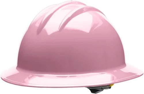 Miniatura 8 de Bullard Casco de seguridad de ala completa de 3 costillas con suspensión de trinquete de 4 puntos y almohadilla de algodón para cejas Verde bosque