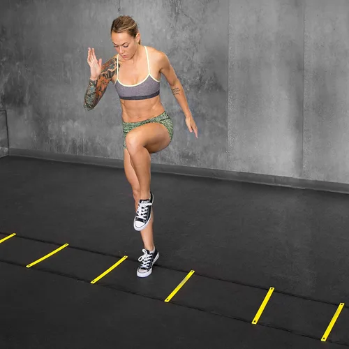 Miniatura 7 de ProsourceFit Speed Agility Ladder 8, 12 and 20 Rung for Speed Training and Sports Agility Workouts with Free Carrying Bag