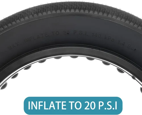 Miniatura 7 de Hycline EBike Fat Replacement Tire: 20x4.0/26x4.0 Inch High-Performance Wear-Resistant Folding Fat Tire for Electric, Urban, Mountain & 3-Wheel Bikes