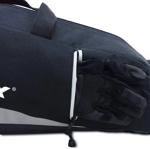 Miniatura 6 de PHINIX Bolsa de mano para béisbol T Ball - Sostiene bate, casco y guante Negro- gris