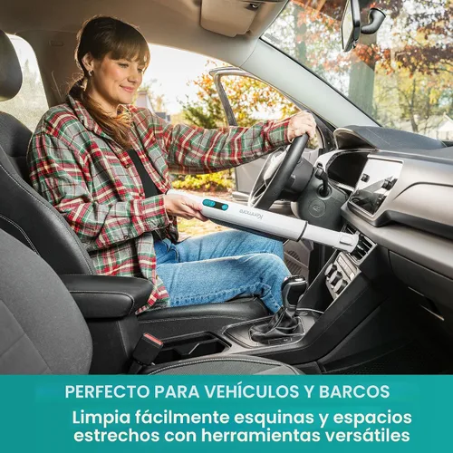 Miniatura 4 de Kenmore HV3005 Aspiradora de mano inalámbrica sin escobillas de 11.1 V, ligera, versátil y portátil, potente succión con control de potencia de 2