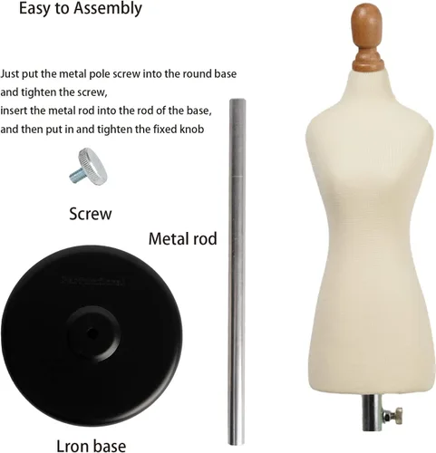 Miniatura 6 de Maniquí de forma de vestido femenino