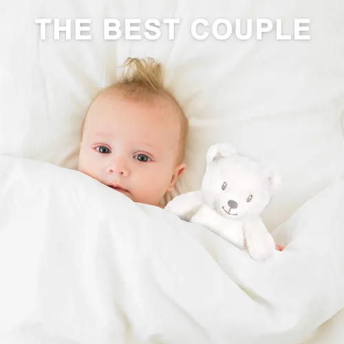 Miniatura 5 de Manta de Seguridad con Oso - Manta Suave para Bebé Lovey, Manta Esponjosa Unisex Lovie, Juguetes de Peluche para Acurrucarse, Oso de Peluche
