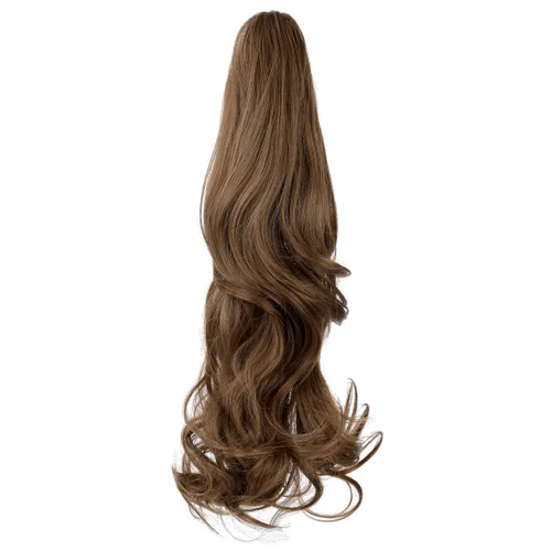 Miniatura 7 de Extensión de cola de caballo con clip de garra, extensiones de cabello ondulado de 18 pulgadas, cola de caballo larga para mujer, extensiones