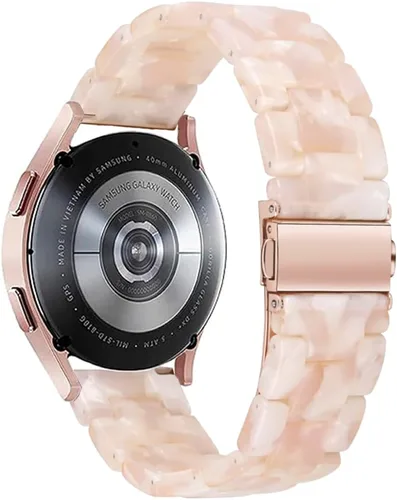 Miniatura 13 de Correa de resina compatible con Samsung Galaxy Watch 7/FE/6/5/4 1.732 in/1.575 in, Classic 6 1.850 in/1.693 in, 5 Pro 1.772 in, 4 Classic 1.811
