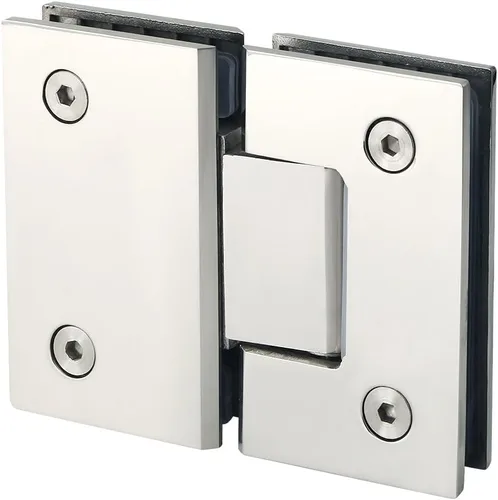 Alise Bisagras de Puerta de Ducha de Vidrio, Bisagras de Puerta de Ducha de 180 Grados para Puertas de Vidrio, Bisagras de Gabinete de Acero Cromo