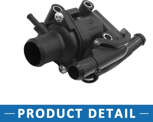 Miniatura 6 de Conjunto de carcasa de termostato YS4Z-8592-BD Reemplazo para Ford Focus 2000-2004 Negro