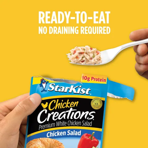 Miniatura 69 de StarKist Chicken Creations BOLD - Bolsa estilo búfalo (5 onzas, 12 unidades) Carne blanca totalmente cocida con alto contenido de proteínas, sin