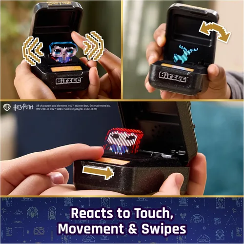 Miniatura 2 de Mundo Mágico de Harry Potter, juguete interactivo Bitzee con 20 personajes dentro, reacciona al tacto, juguetes digitales para niños, regalos