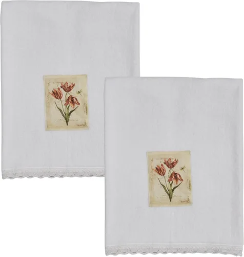 Park Designs Antiquarian Blooms - Juego de 2 toallas de baño