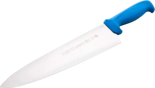 Mundial 5600 Series 10 en cuchillo de cocinero o chef con mango azul