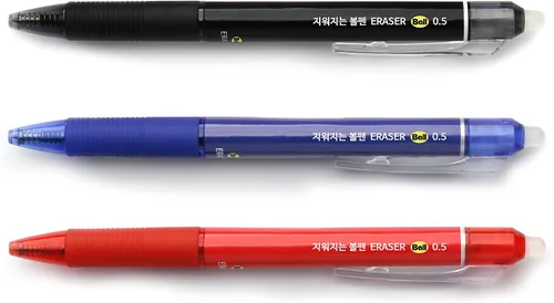 Miniatura 4 de ERASER BALL Clicker - Bolígrafos de gel borrables de 0.020 in, punta fina, tinta negra, paquete de 10