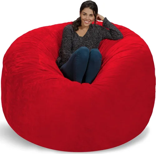 Miniatura 24 de Chill Sack Bean Bag Funda para silla, 3 pies, microgamuza - Oliva