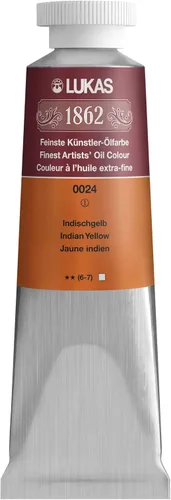 Miniatura 122 de Lukas 1862 Pintura al Óleo para Artistas Profesionales - Colores Tierra Amarillentos, 37 mL - Juego de 4 - Destacada Resistencia a la Luz, Sin